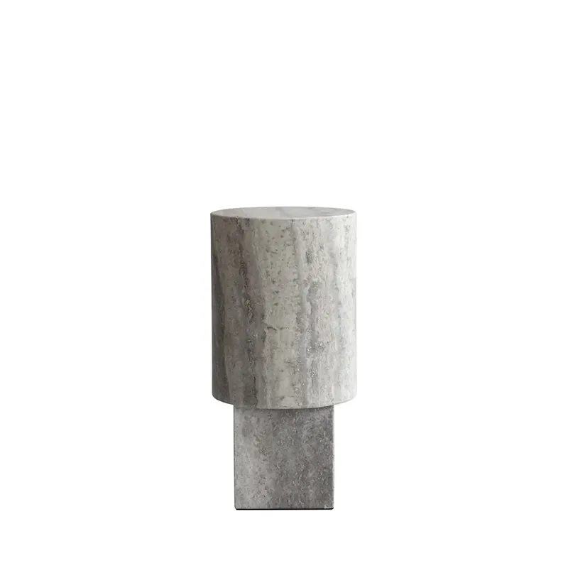Reapris Column bord - Silver Travertine